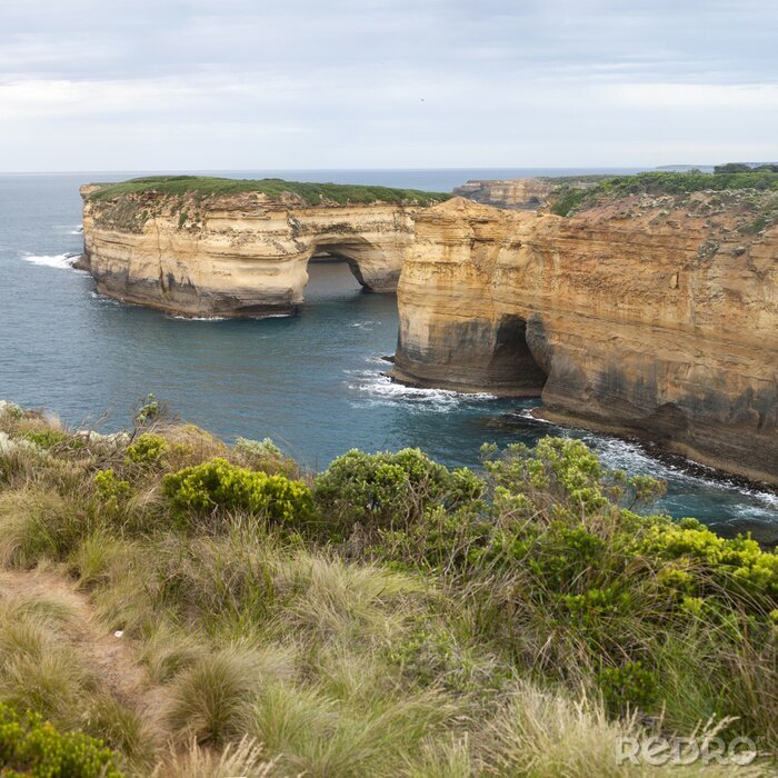 Poster Australisch kustlandschap