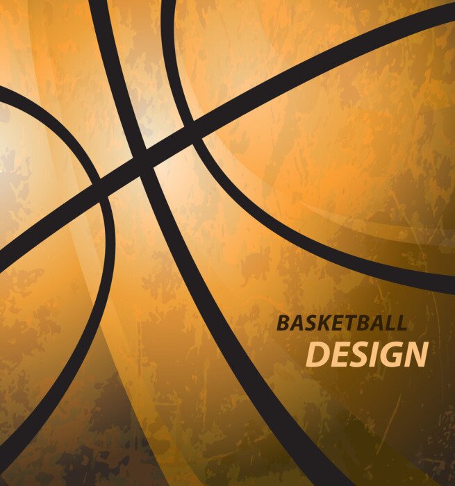 Poster basketbal achtergrond grunge