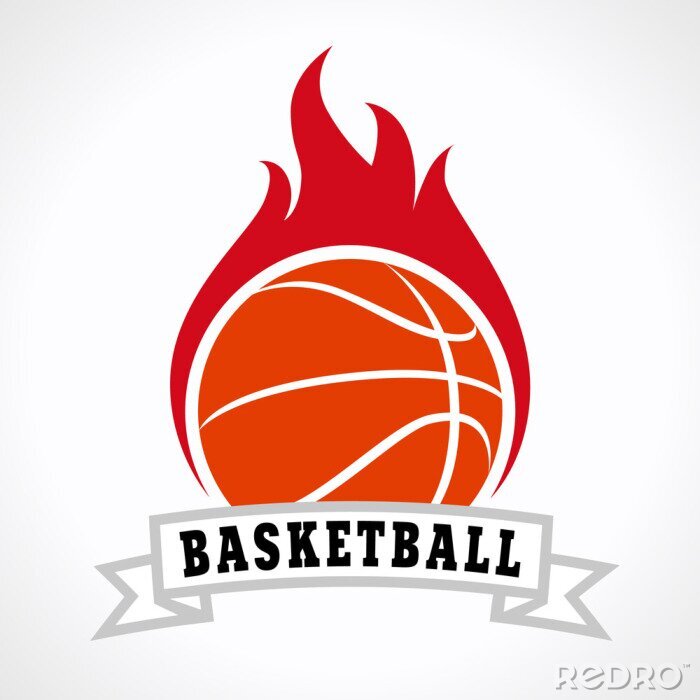 Poster basketbal brand logo