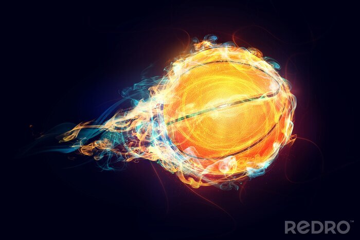 Poster Basketbal on Fire