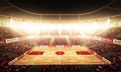 Poster Basketball arena