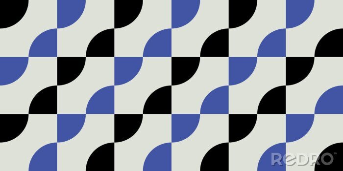 Poster Bauhaus background. Seamless pattern.