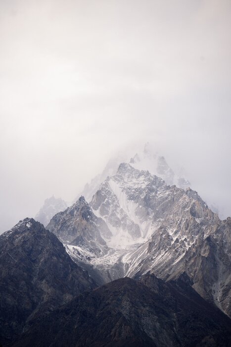 Poster beautiful mountain in nature landscape view from Pakistan