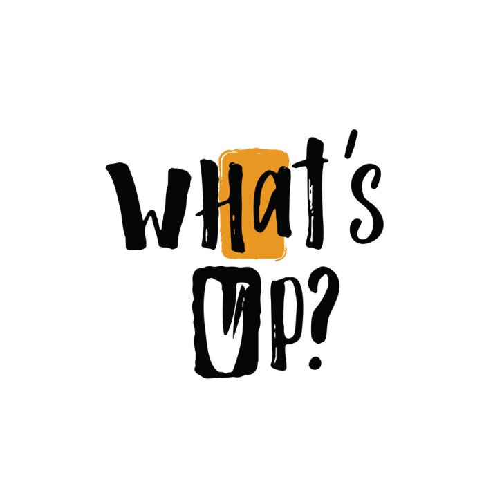 Poster Belettering met een kleuraccent