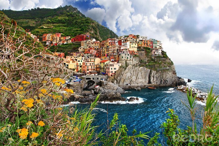 Poster bella Italia serie - Monarola, Cinque terre