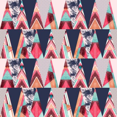 Bergabstractie in vele kleuren