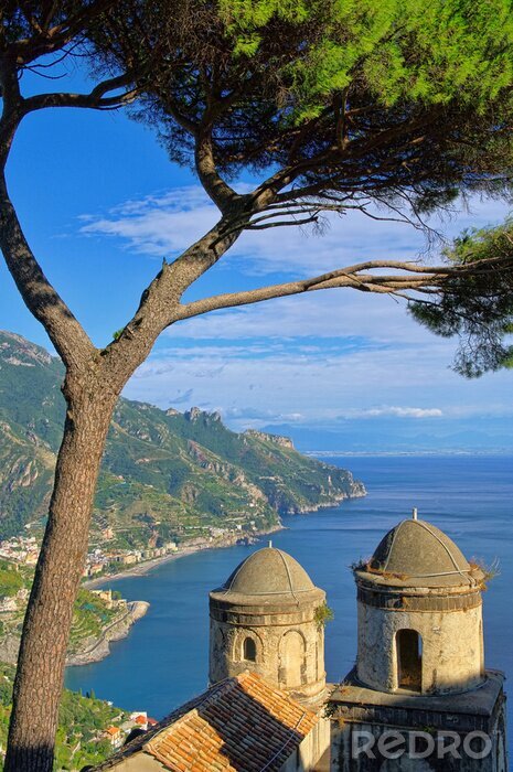 Poster Bergen en architectuur