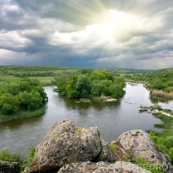 Poster Bergen en rivieren