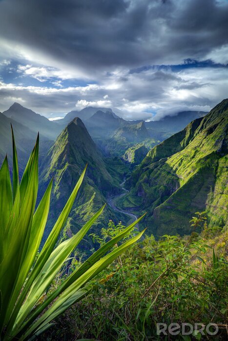 Poster Bergen en valleien