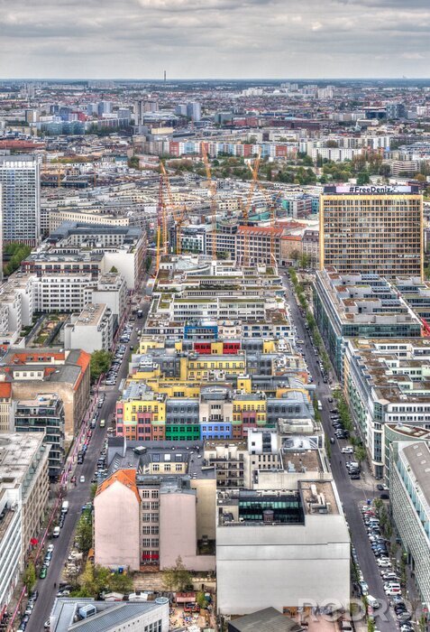 Poster Berlijn von oben