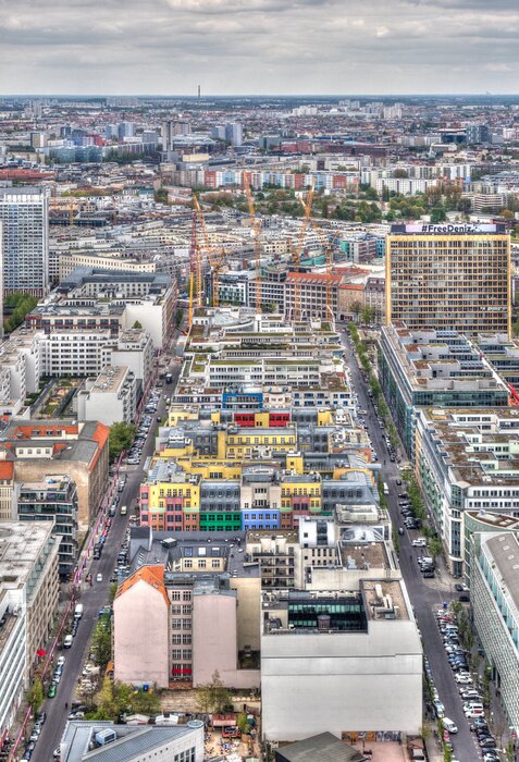 Poster Berlijn von oben