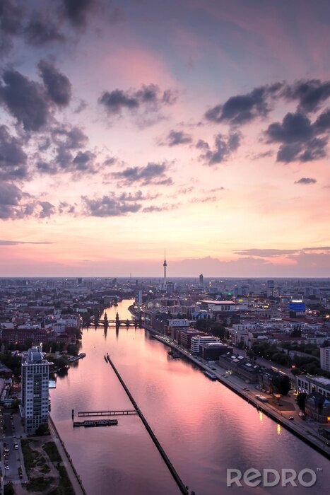 Poster Berlijnse skyline