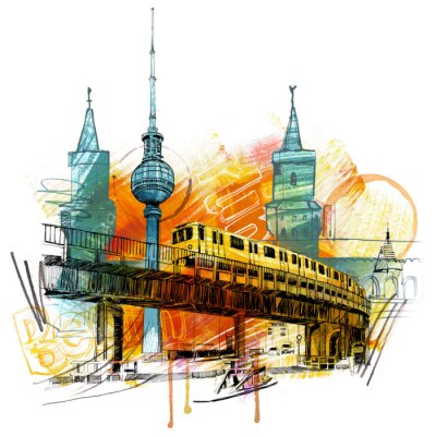 Sticker Berlin Style