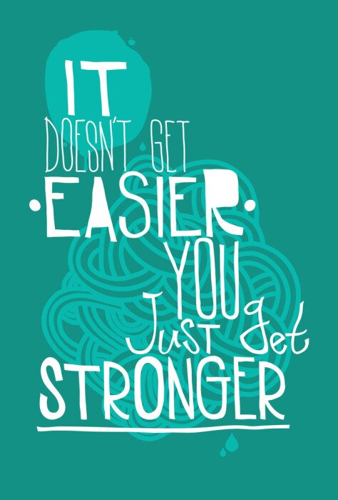 Poster Bijzondere typografische wanddecoratie