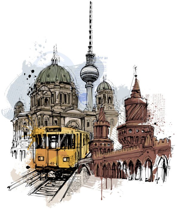 Poster Binnen Berlijn