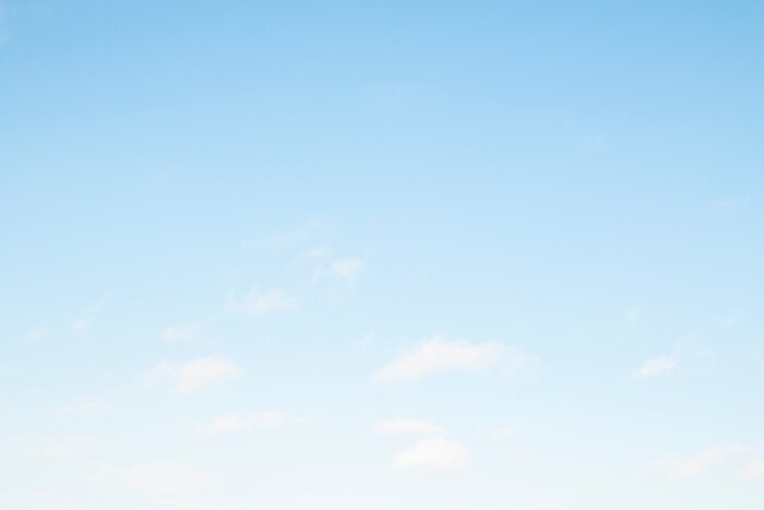 Poster Blue sky as a background on a clear day.