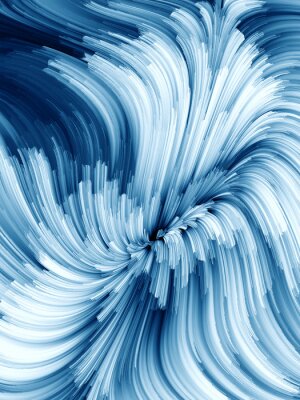 Poster Blue Swirl