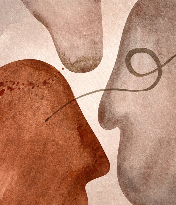 Poster Boho aquarel esthetiek