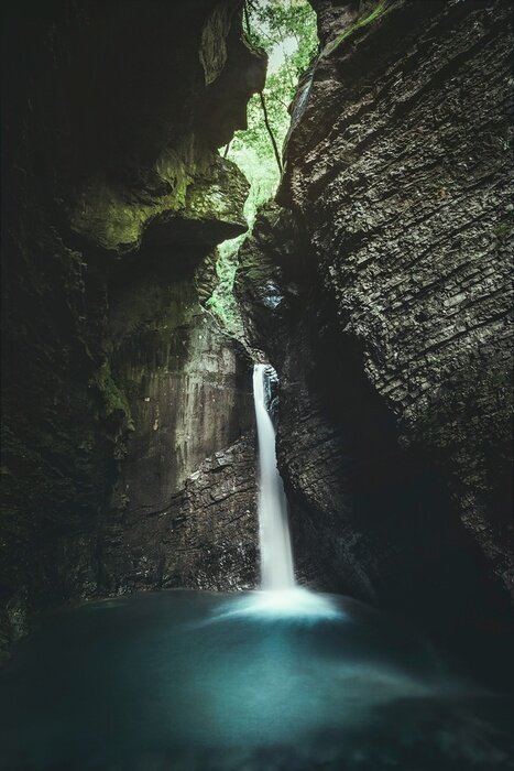 Poster Cascata Slovenia