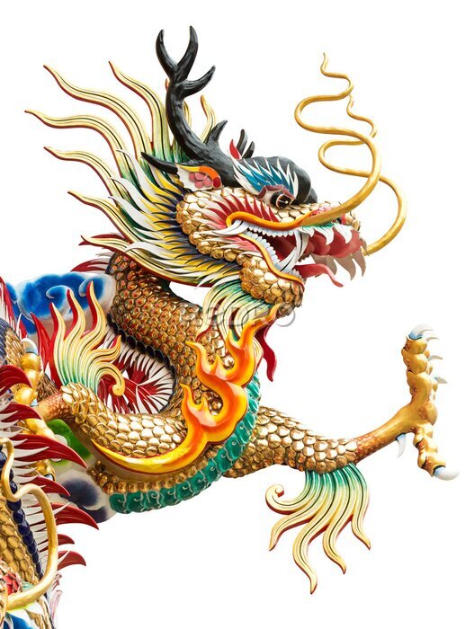 Poster Chinese legendarische draak