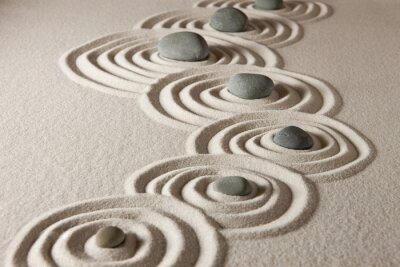 Cirkels in het zand