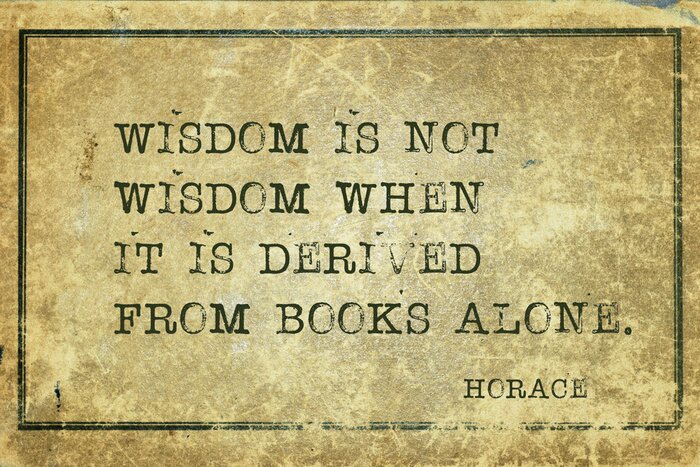 Poster Citaat in vintage stijl