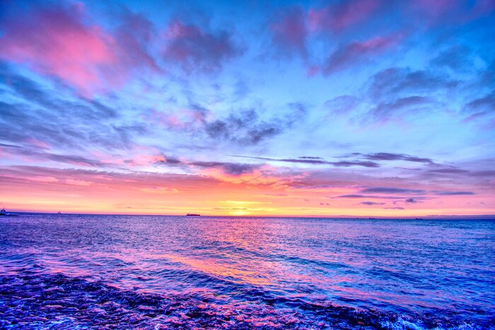 Poster Coastal Sunrise