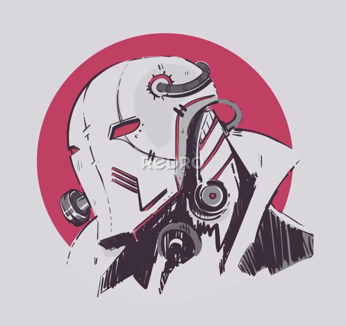 Poster Cyborg masker