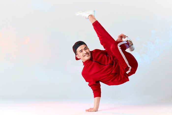 Poster Dans en Muziek Break Dancer