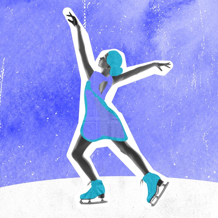 Poster Dans op ijs