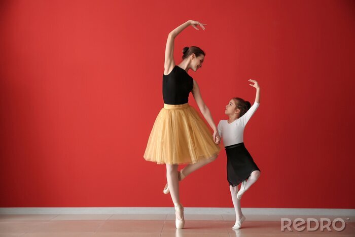 Poster Dansballet senior en junior ballerina