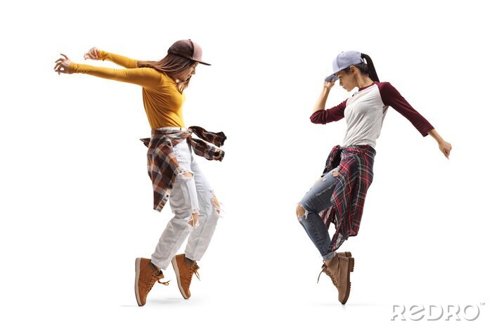 Poster Dansers in streetdance poses