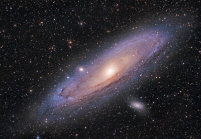 De Andromeda galaxy
