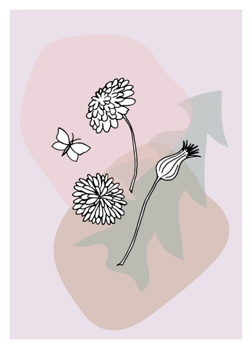 Poster De delicatesse van veldplanten