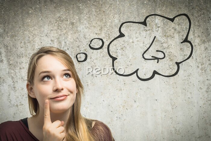 Poster De inscriptie op een groene achtergrond