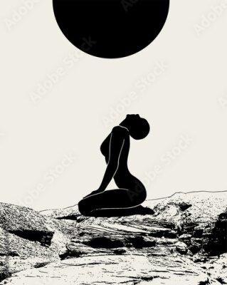 Poster De magie van een vrouw