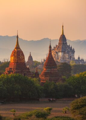 Poster De majestueuze tempels van Birma