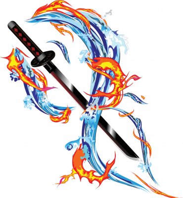 Poster Demonendoder zwaard