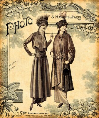 Deux femmes à la mode