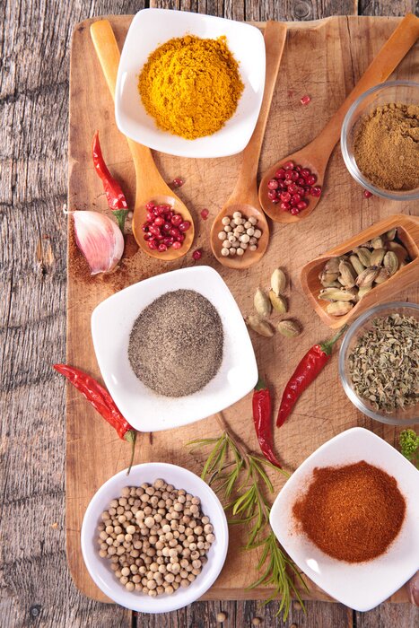 Poster diverse specerijen