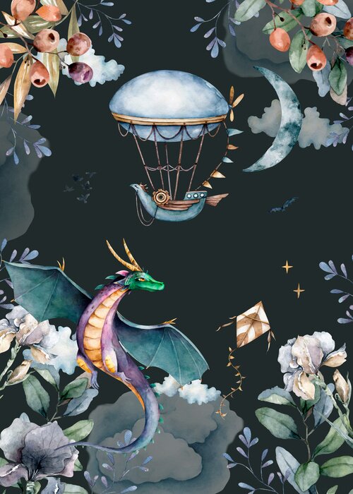 Poster Draken Eiland