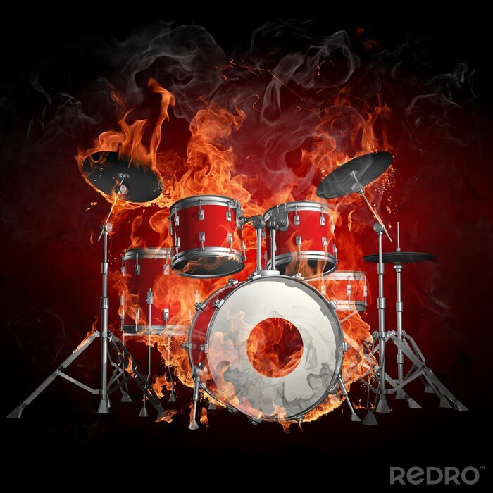 Poster Drums in brand