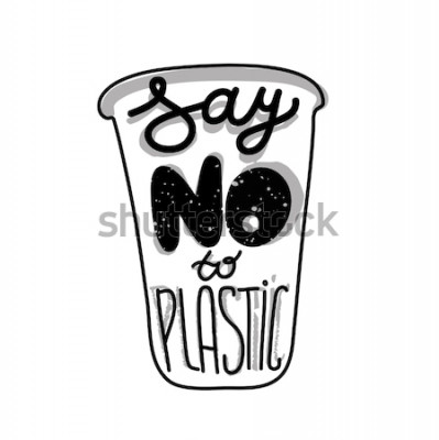 Poster Ecologische typografie