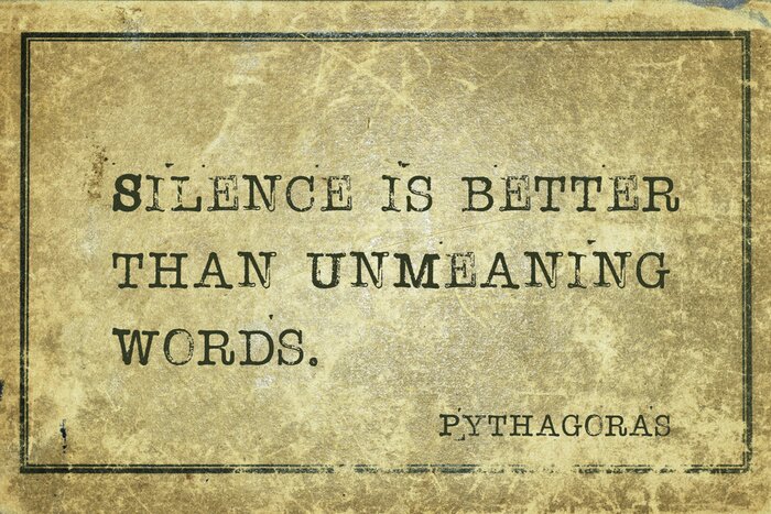 Poster Een leerzame quote met een zin