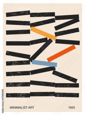 Poster Een lijnenspel