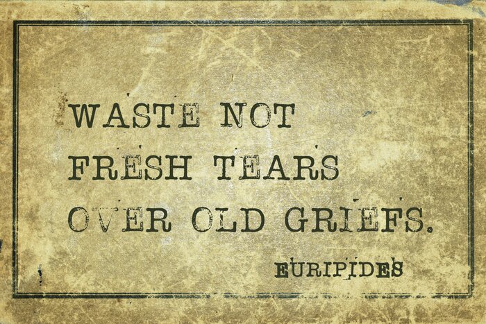 Poster Een ontroerende quote over verdriet