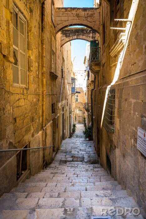 Poster Een straat verderop in Malta