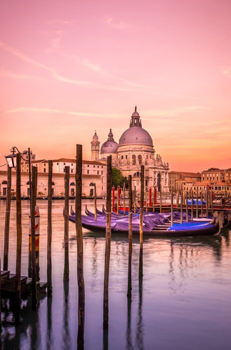 Poster Een warme avond in Venetië