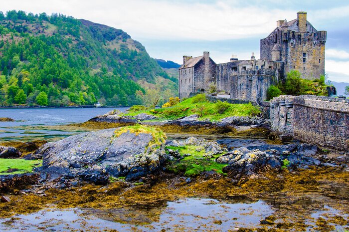 Poster Eilean Donan Castle in Schotland, UK