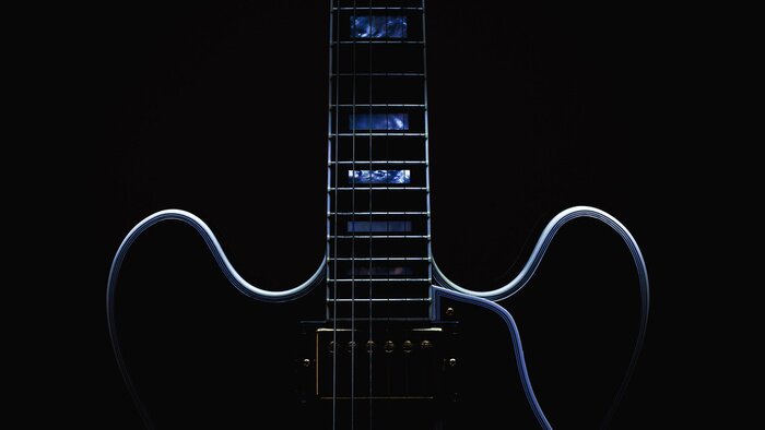 Poster Electric Guitar Abstract